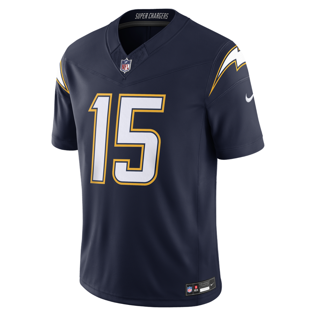 Los Angeles Chargers Ladd McConkey Nike Powder Blue Team Vapor FUSE Stitched Limited Jersey
