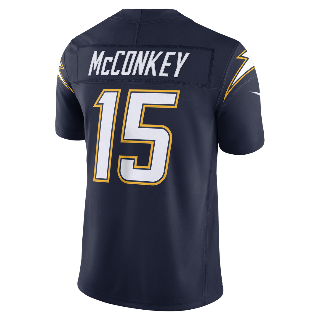 Los Angeles Chargers Ladd McConkey Nike Powder Blue Team Vapor FUSE Stitched Limited Jersey