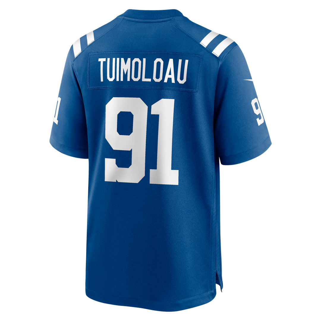 Indianapolis Colts JT Tuimoloau Nike Royal Game Jersey