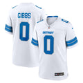 Detroit Lions Jahmyr Gibbs Nike White Game Jersey