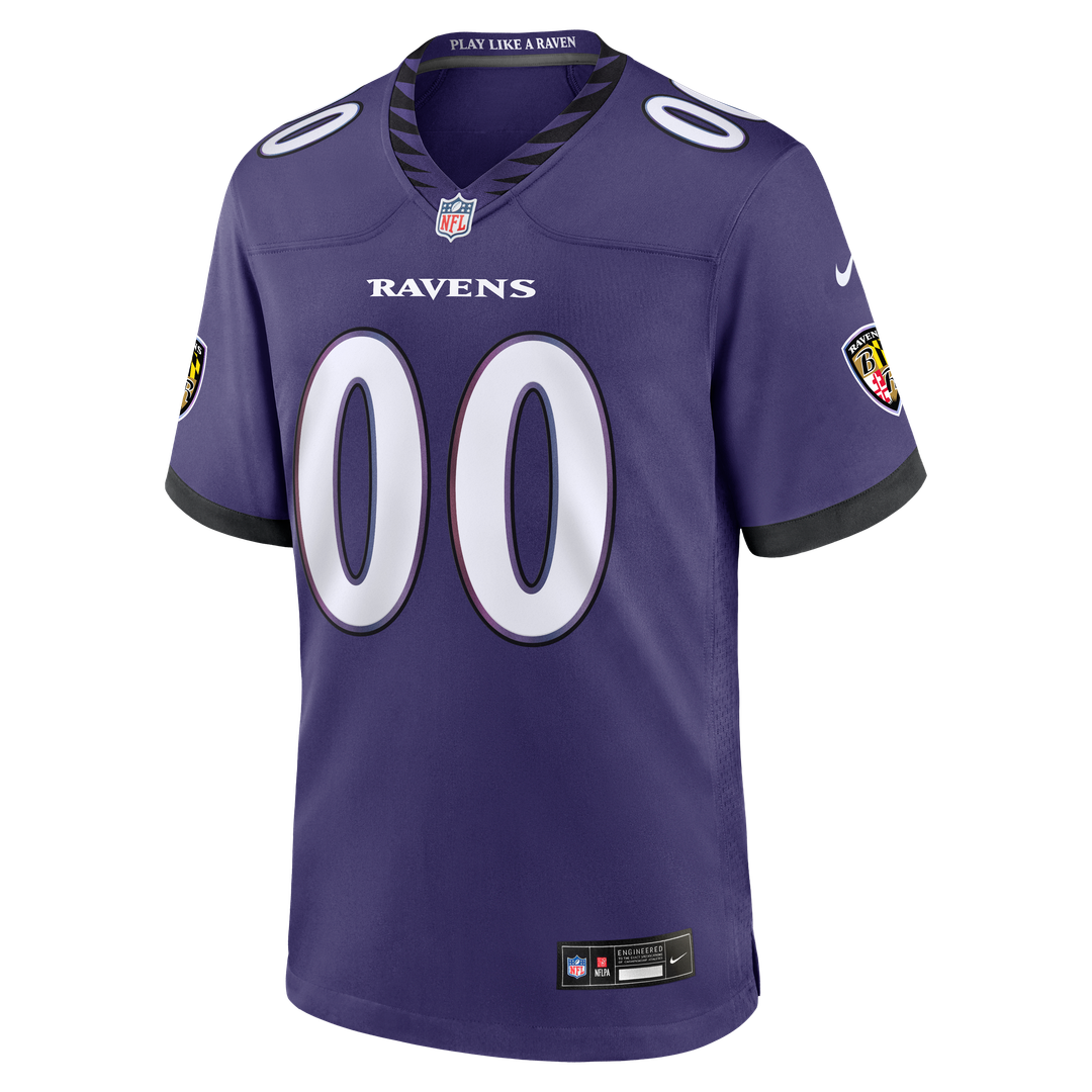 Baltimore Ravens Nike Purple Custom Jersey
