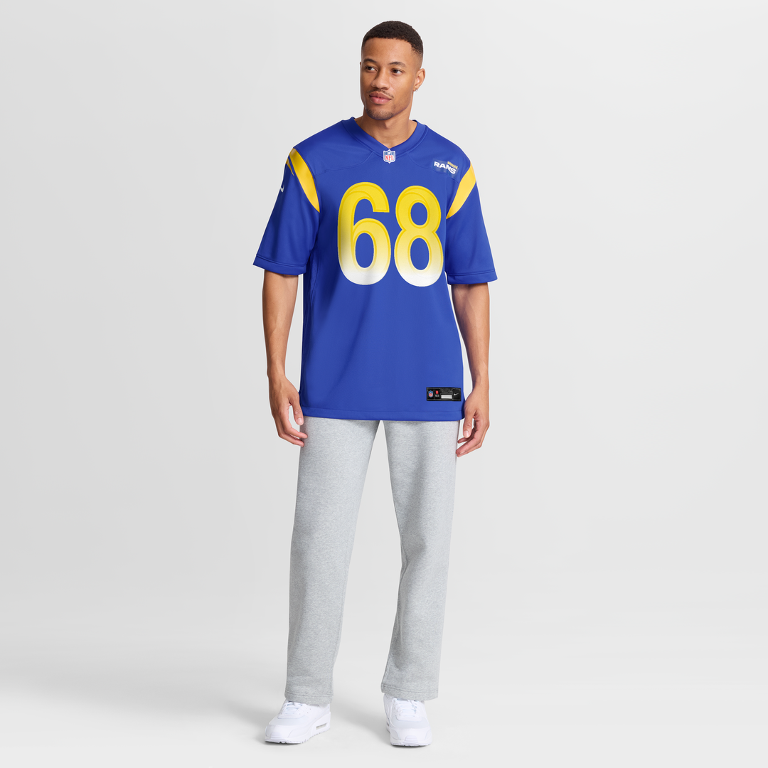 Los Angeles Rams Mike McAllister Nike Royal Home Game Jersey