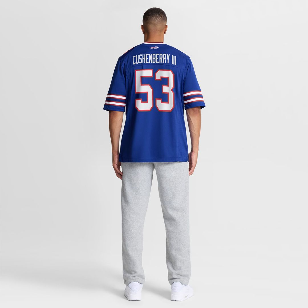 Buffalo Bills Lloyd Cushenberry III Nike Royal Game Jersey