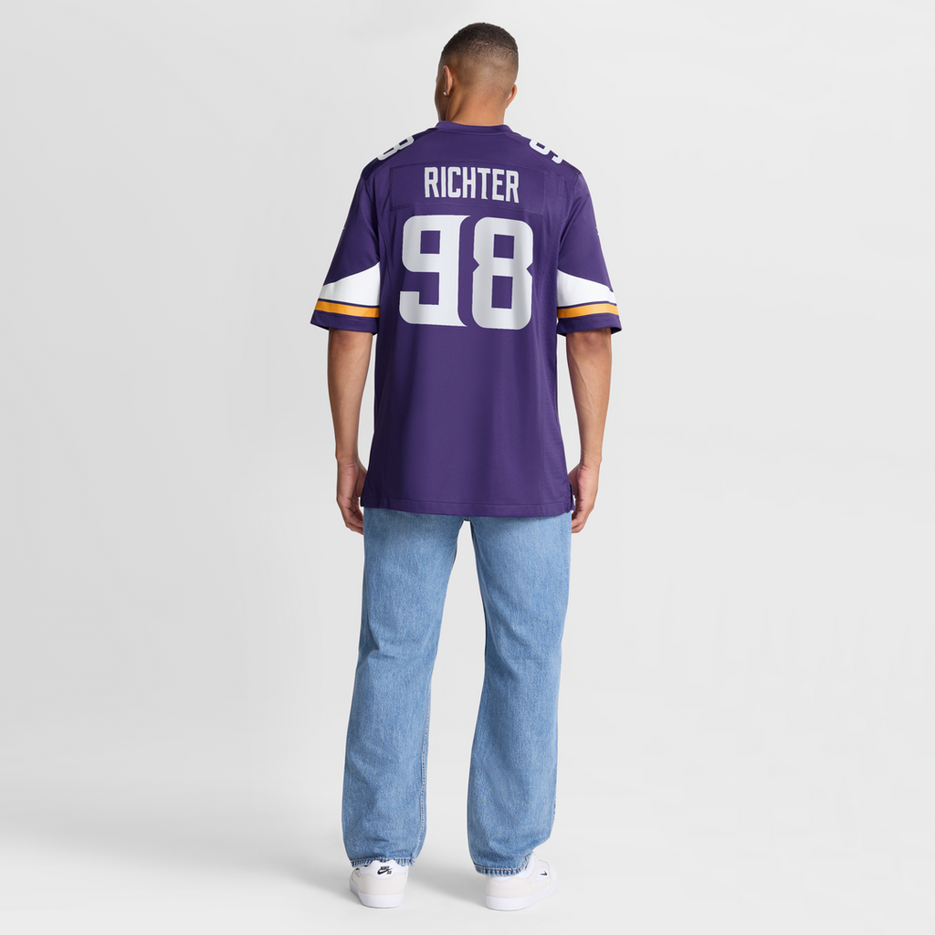 Minnesota Vikings Bo Richter Nike Purple Game Jersey