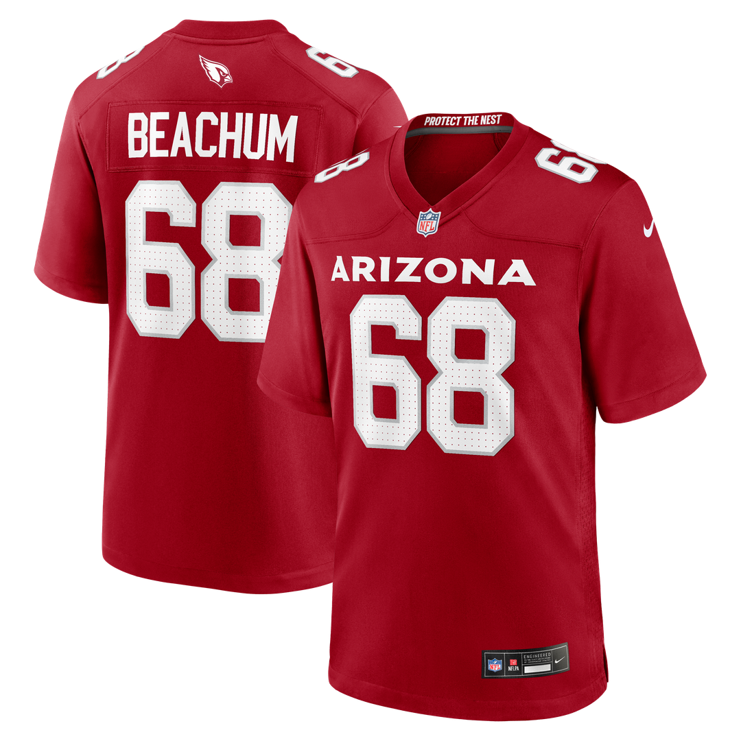 Arizona Cardinals Kelvin Beachum Nike Cardinal Game Jersey