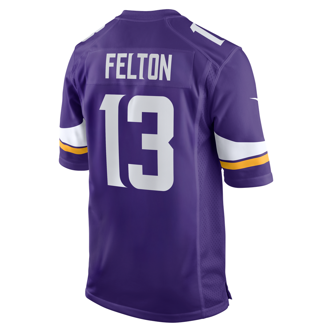 Minnesota Vikings Tai Felton Nike Purple Game Jersey